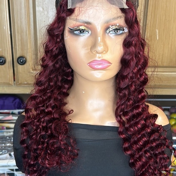 Lot 2111 ❤️New ❤️100% Human Hair 4x4 Lace Front wig T Part 24” - Picture 9 of 9